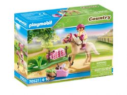 PLAYMOBIL COURTRY - CAVALIÈRE AVEC PONEY BEIGE #70521